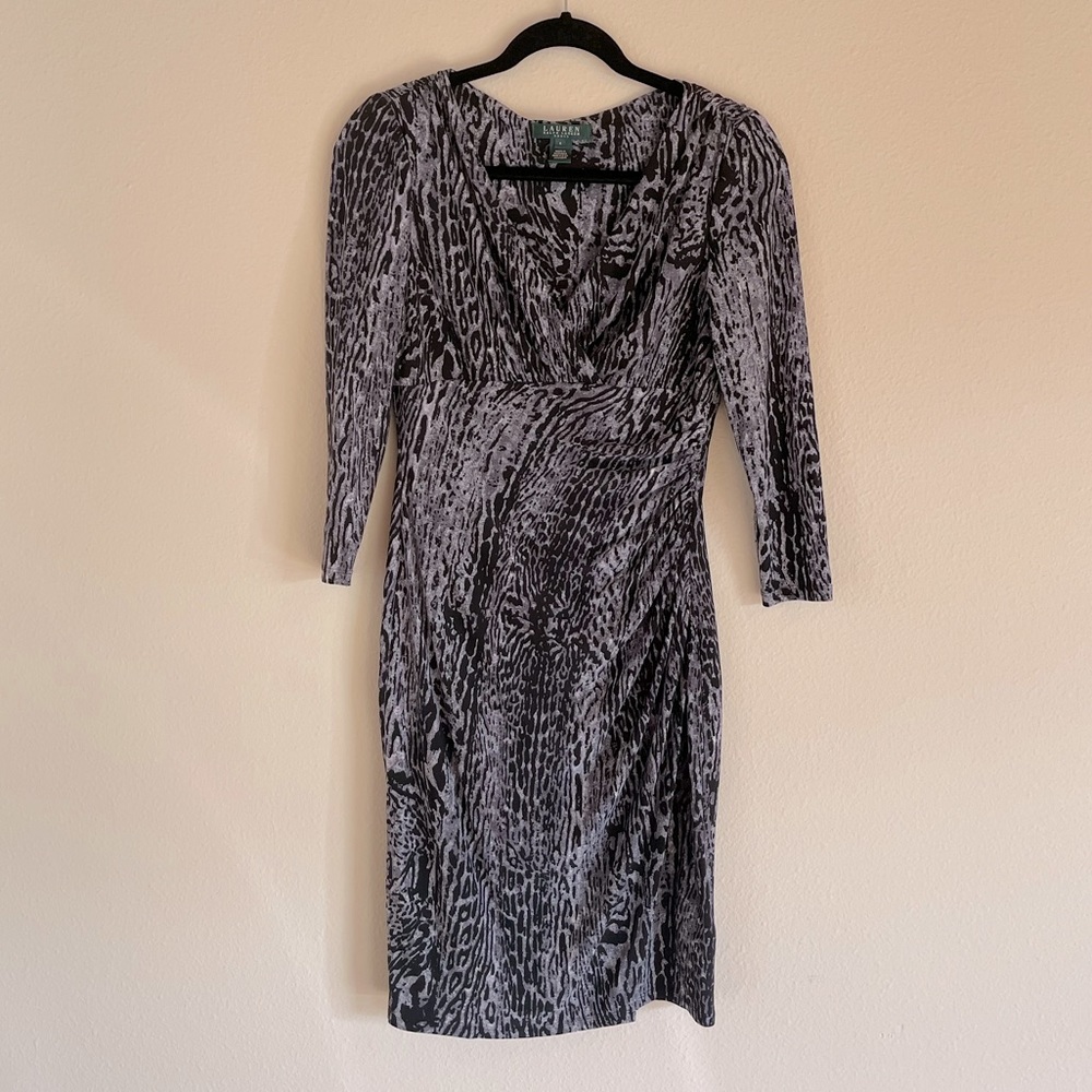 Ralph Lauren Animal Print Cocktail Dress